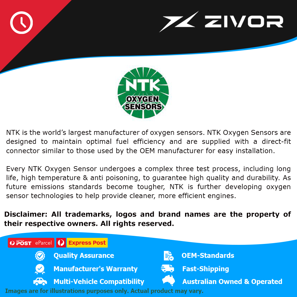 Genuine NTK POST CAT OXYGEN SENSOR for MAZDA 3 BL 2.0L LFDE ENGINE Genuine NTK POST CAT OXYGEN SENSOR for MAZDA 3 BL 2.0L LFDE ENGINE