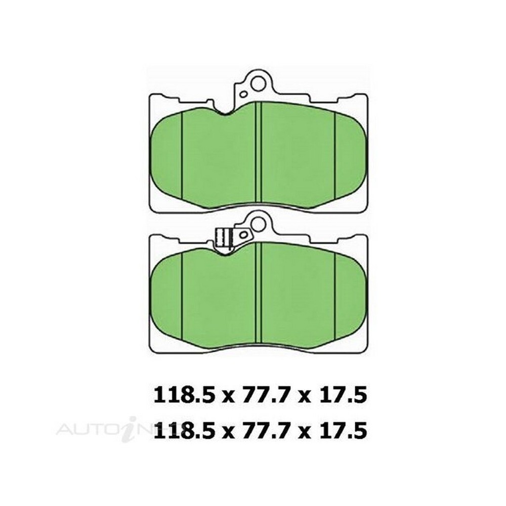 New PROTEX Brake Pads For LEXUS RC350 GSC10R 2D Coupe 3.5L 2GRFKS #DB2255UP