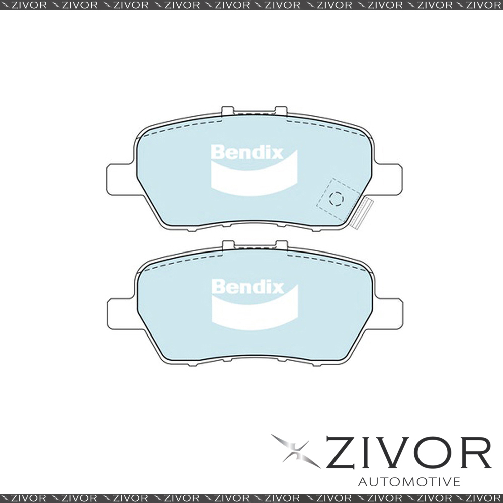 BENDIX Brake Pad-Rear For Honda Odyssey RB_ 2.4 MPV 118 KW 2004-2009 #DB1847GCT