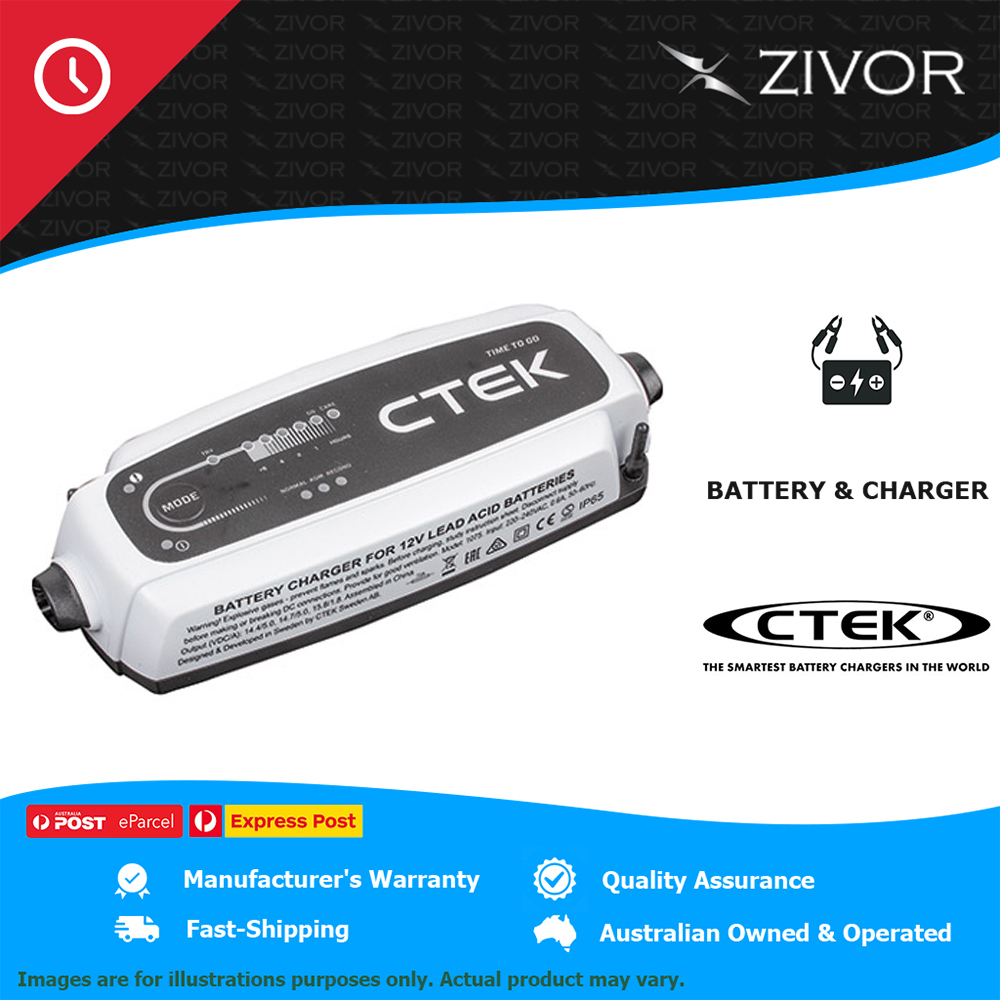 New CTEK Battery Charger CT5 Time To Go 12v 5Amp One Year