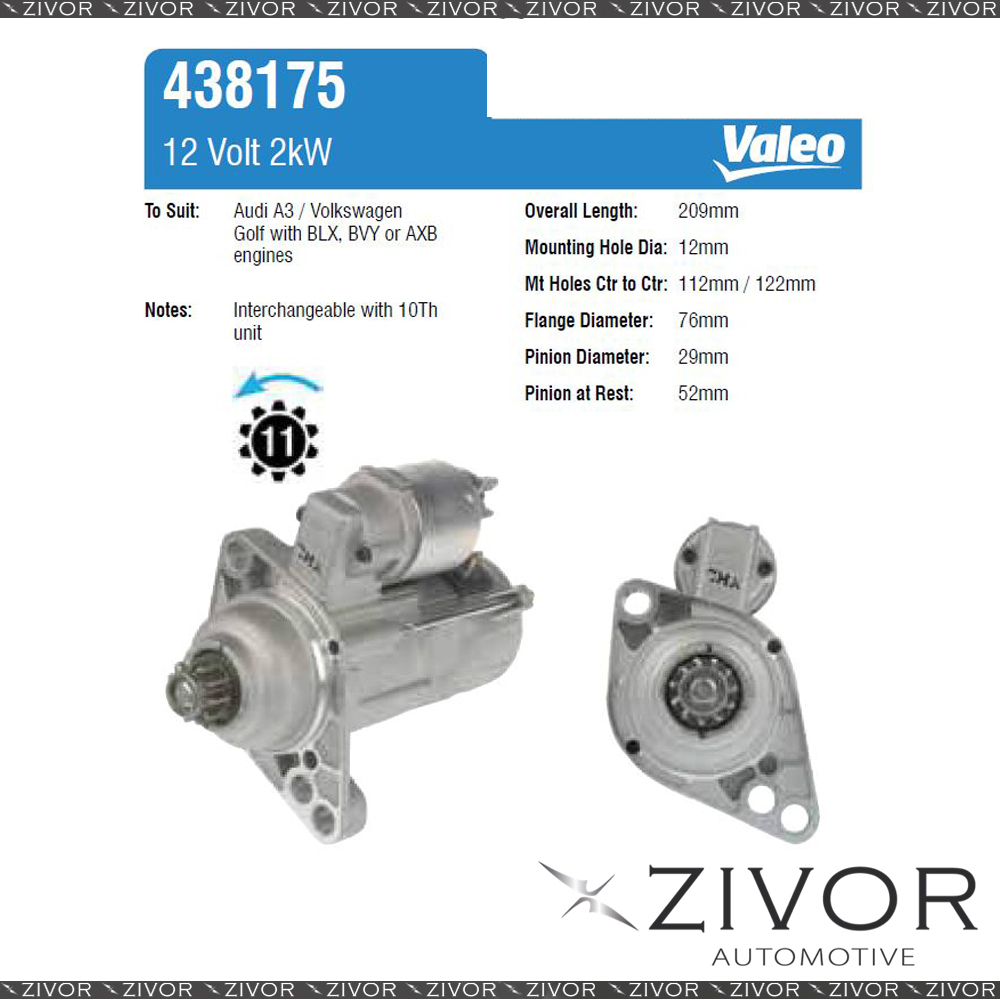 Valeo 438175 Starter