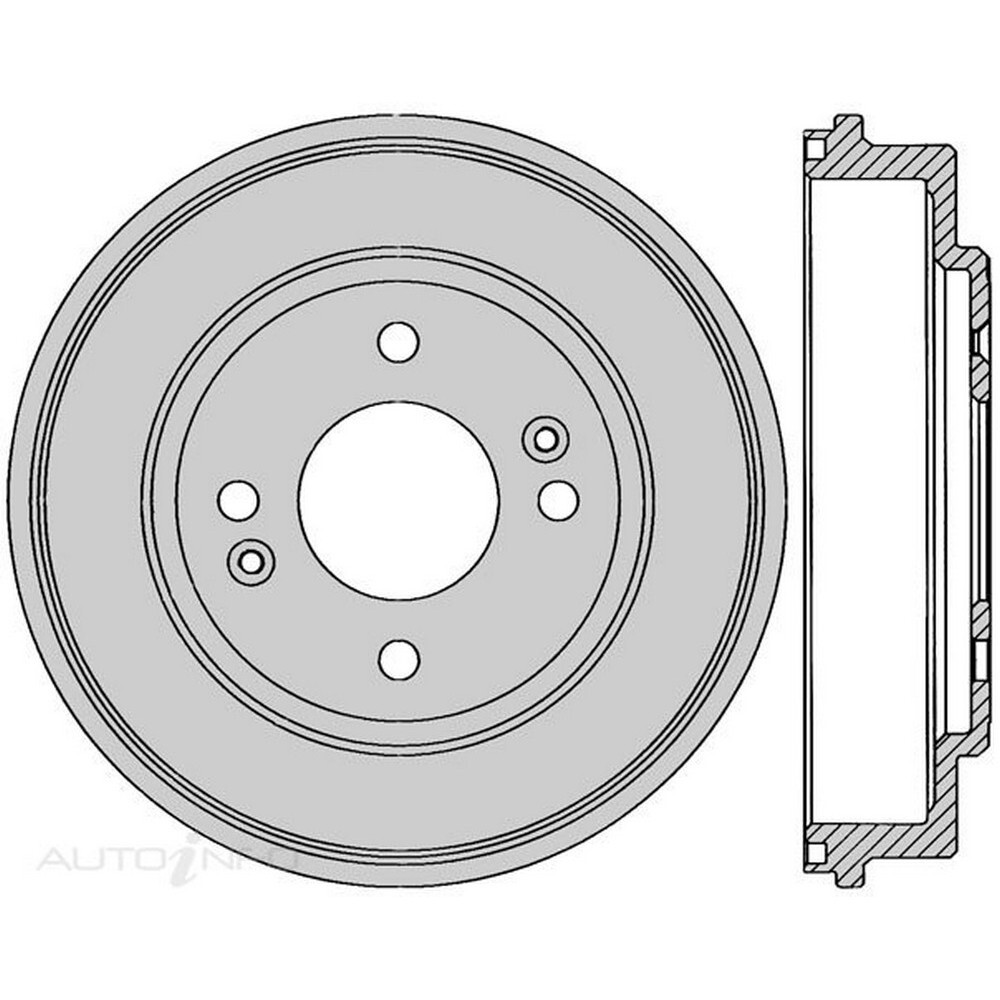 New Genuine PROTEX Brake Drum #DRUM4169