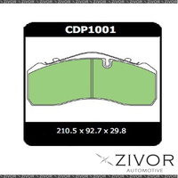 2x PROTEX Brake Pad - Front For MAN 16.24 . 2D Bus RWD 2008 - 2010 #CDP1001