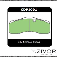 2x Brake Pad - Front For MAN 12.22 . 2D Bus RWD 2004 - 2010