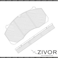 2x PROTEX Brake Pad - Rear For KENWORTH K108 . 2D Truck 8X6 2007 - 2011 #CDP1032