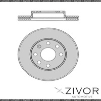 2x PROTEX Rotors - Front For DAEWOO CIELO . 2D H/B FWD 1995 - 1998 #DR021