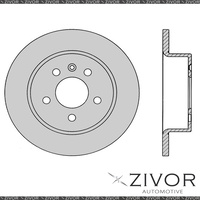 2x PROTEX Rotors - Rear For FORD FAIRMONT EA 4D Sdn RWD 1988 - 1991 #DR111B