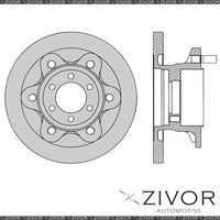 2x PROTEX Rotors - Front For IVECO DAILY 50C15 3D VAN RWD 2002 - 2005 #DR12042