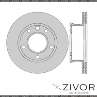 2x PROTEX Rotors - Front For VOLKSWAGEN LT46 2D 2D Van RWD 2003 - 2007 #DR12305