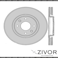 2x PROTEX Rotors - Front For CITROEN C3 . 4D H/B FWD 2003 - 2010 #DR12312