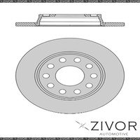 2x PROTEX Rotors - Rear For AUDI A4 B6 4D Sdn FWD 2001-2005 #DR12336