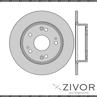 2x PROTEX Rotors - Rear For HONDA ACCORD CM 4D Sdn FWD 2003 - 2008 #DR12385