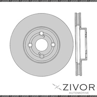 2x PROTEX Rotors-Front For TOYOTA COROLLA ZZE122R 4D H/B FWD 2001-2007 #DR12389
