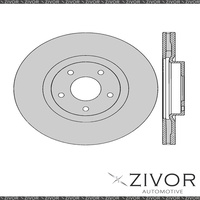 2x PROTEX Rotors - Front For NISSAN MURANO Z51 4D SUV 4WD 2009 - 2016 #DR12396