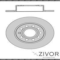 2x Rotors - Rear For VOLKSWAGEN GOLF TYPE 6 2D H/B AWD 2010 - 2011