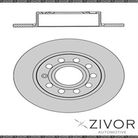2x PROTEX Rotors-Rear For VOLKSWAGEN GOLF TYPE 5 4D H/B FWD 2004-2009 #DR12399