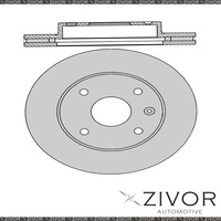 2x PROTEX Rotors - Front For HOLDEN VIVA JF 4D Sdn FWD 2005 - 2009 #DR12407