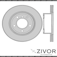 2x PROTEX Rotors - Front For BMW 118D E87 4D H/B RWD 2006 - 2010 #DR12423