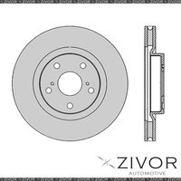2x PROTEX Rotors - Front For TOYOTA AURION GSV40R 4D Sdn FWD 2006 - 2012 DR12440
