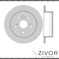 2x PROTEX Rotors - Rear For LEXUS ES300 MCV30R 4D Sdn FWD 2001 - 2008 #DR12463