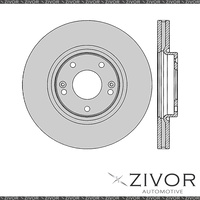 2x PROTEX Rotors - Front For HYUNDAI GRANDEUR TG 4D Sdn FWD 2006 - 2016 #DR12475