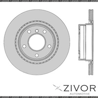 2x Rotors - Rear For BMW 125i F20 4D H/B RWD 2012 - 2015