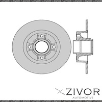 2x PROTEX Rotors - Rear For RENAULT CLIO MK III 2D H/B FWD 2008 - 2010 #DR12485