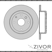 2x PROTEX Rotors - Rear For HOLDEN EPICA EP 4D Sdn FWD 2007 - 2011 #DR12528