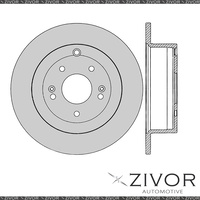 2x PROTEX Rotors - Rear For HYUNDAI SANTA FE CM 4D SUV 4WD 2006 - 2009 #DR12538
