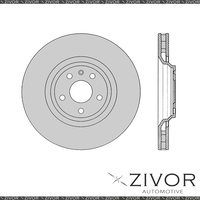 2x PROTEX Rotors - Front For AUDI TT 8J 2D Cpe AWD 2006 - 2010 #SDR12563