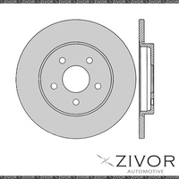 2x PROTEX Rotors - Rear For JAGUAR X TYPE X400 4D Sdn FWD 2002 - 2016 #DR12579