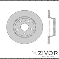 2x PROTEX Rotors - Rear For AUDI TT 8J 2D Cpe AWD 2009 - 2010 #DR12584