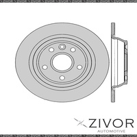 2x Rotors - Rear For RANGE ROVER EVOQUE LV 2D SUV AWD 2011 - 2015
