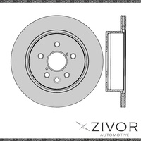 2x PROTEX Rotors - Rear For LEXUS GS450H GWS191R 4D Sdn RWD 2006 - 2012 #DR12637
