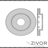 2x PROTEX Rotors - Front For SMART FORFOUR . 4D H/B FWD 2004 - 2007 #SDR12669