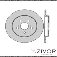 2x PROTEX Rotors - Rear For TOYOTA PRIUS ZVW30R 4D H/B FWD 2009 - 2016 #DR12724