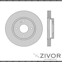 2x PROTEX Rotors - Front For FORD FIESTA WS 4D H/B FWD 2009 - 2010 #DR12743