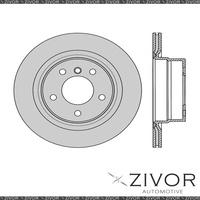 2x PROTEX Rotors - Rear For BMW 120i E88 2D Conv RWD 2008 - 2015 #DR12754