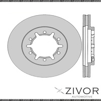 2x PROTEX Rotors - Front For NISSAN NAVARA D22 2D C/C RWD 2002 - 2016 #DR12854