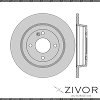 2x PROTEX Rotors - Rear For HYUNDAI ACCENT RB 4D Sdn FWD 2011 - 2016 #DR12858