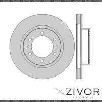 2x PROTEX Rotors - Front For TOYOTA HILUX KUN26R 2D C/C 4WD 2005 - 2016 #DR12863