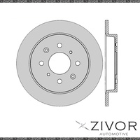 2x PROTEX Rotors - Rear For HONDA CITY GM 4D Sdn FWD 2009 - 2014 #DR12869