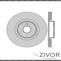 2x PROTEX Rotors - Front For FORD FOCUS LV 2D H/B FWD 2010 - 2012 #DR12980