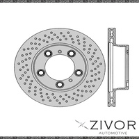 2x PROTEX Rotors - Front For PORSCHE CAYMAN 987 2D Cpe RWD 2006 - 2009 SDR12986X