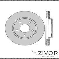 2x PROTEX Rotors - Front For MITSUBISHI LANCER CJ 4D H/B FWD 2008 - 2016 DR12992