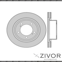 2x PROTEX Rotors - Front For TOYOTA TUNDRA USK56L 2D Ute 4WD 2009 - 2013 DR13003