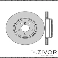 2x PROTEX Rotors - Rear For BMW 540i E60 4D Sdn RWD 2005 - 2008 #DR13011