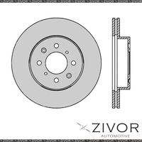 2x PROTEX Rotors - Front For HONDA ACCORD CA 4D Sdn FWD 1985 - 1990 #DR184
