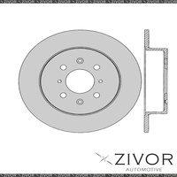 2x PROTEX Rotors - Rear For HONDA CIVIC EU 4D H/B FWD 2000 - 2006 #DR2502