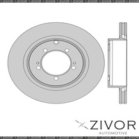2x PROTEX Rotors - Rear For MITSUBISHI LANCER CT 4D Sdn 4WD 2001 - 2007 #DR419